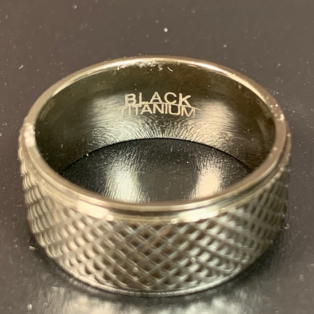 Black Titanium ring